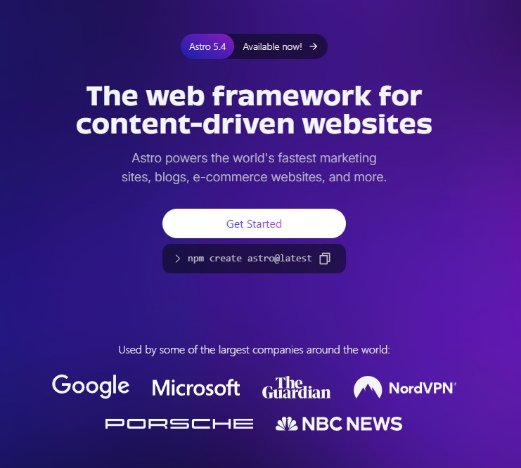 Getting Started with Astro